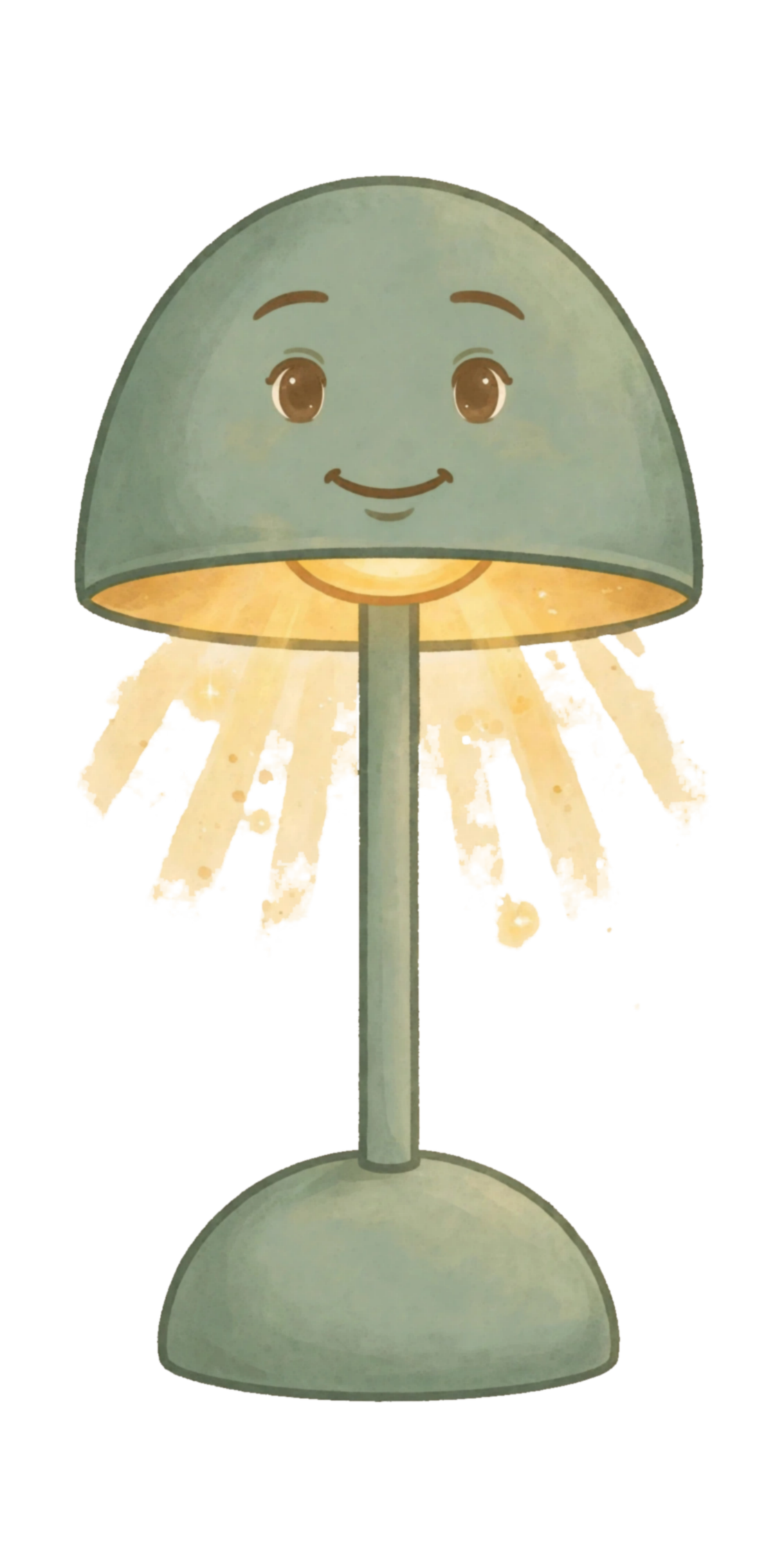 Illustration of Hiro, a small desk lamp