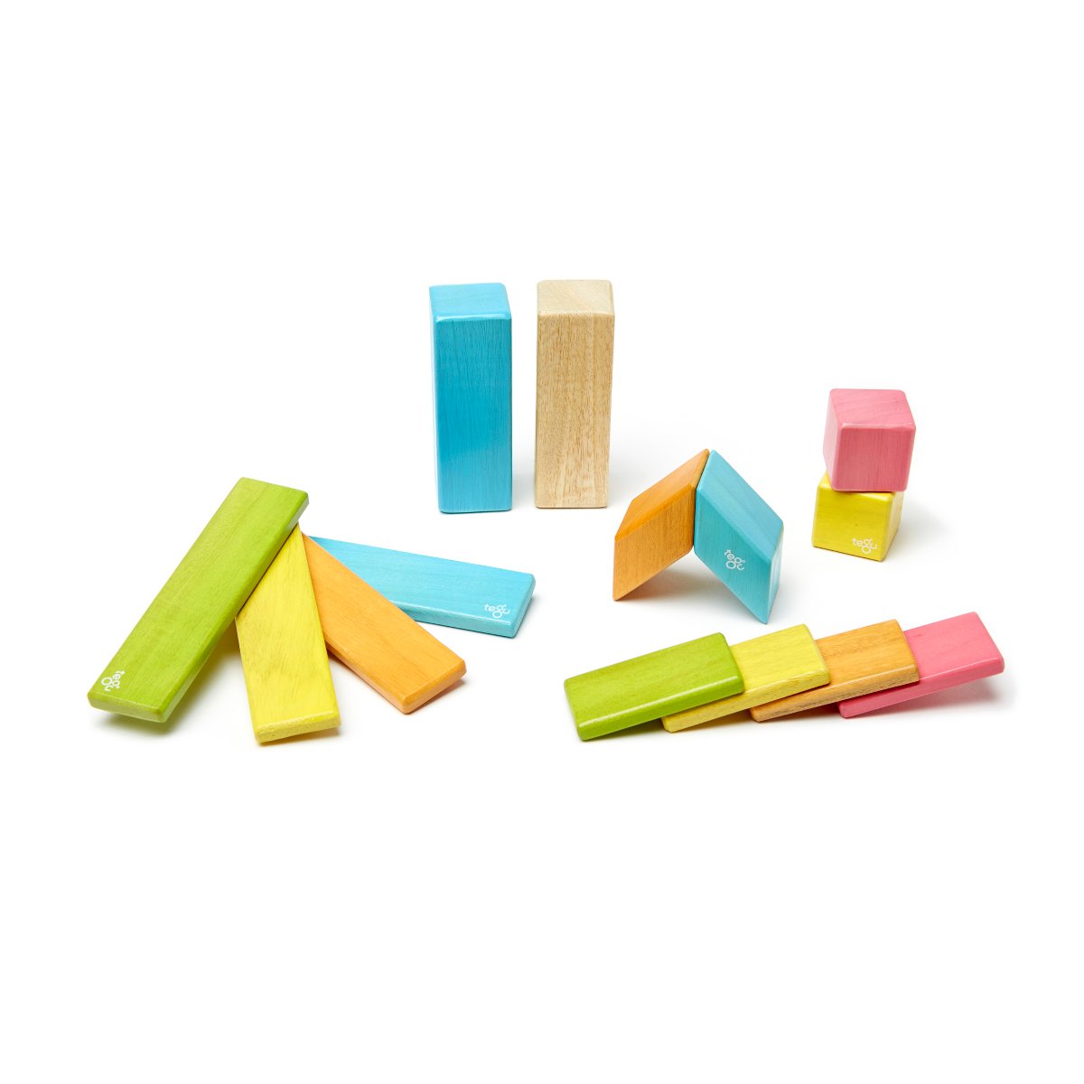 Photo of 14-Piece Magnetic Block Set (Tints)